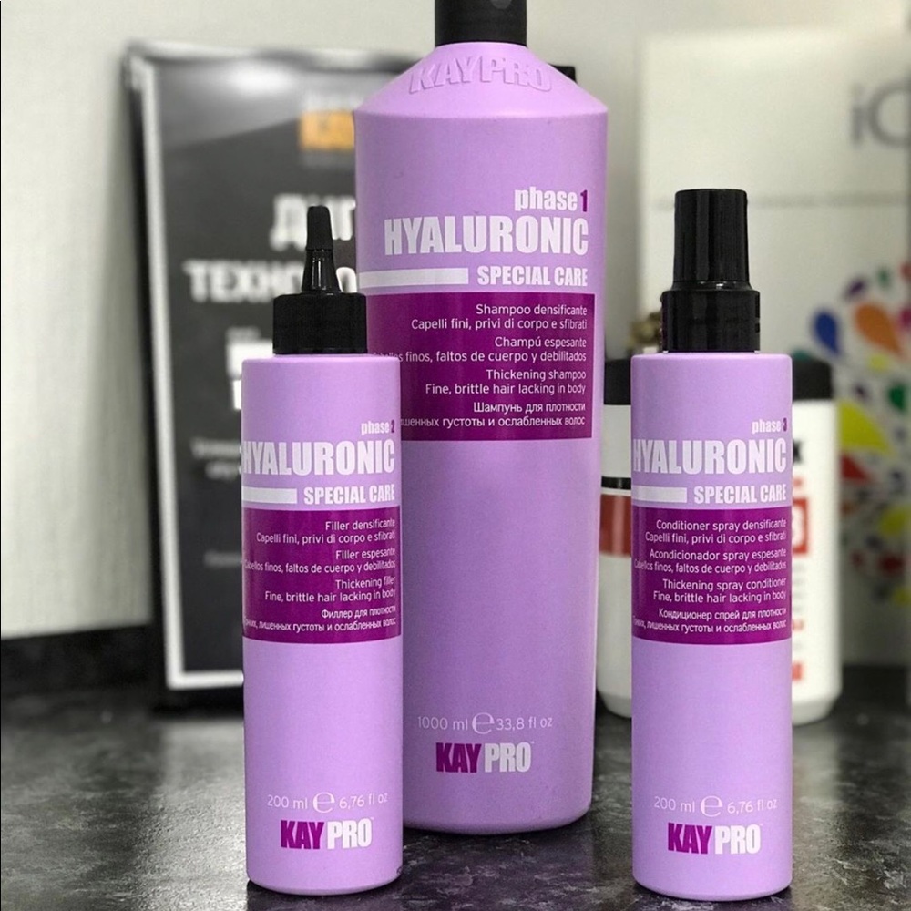 Hair products. Shampoo, Color, treatments